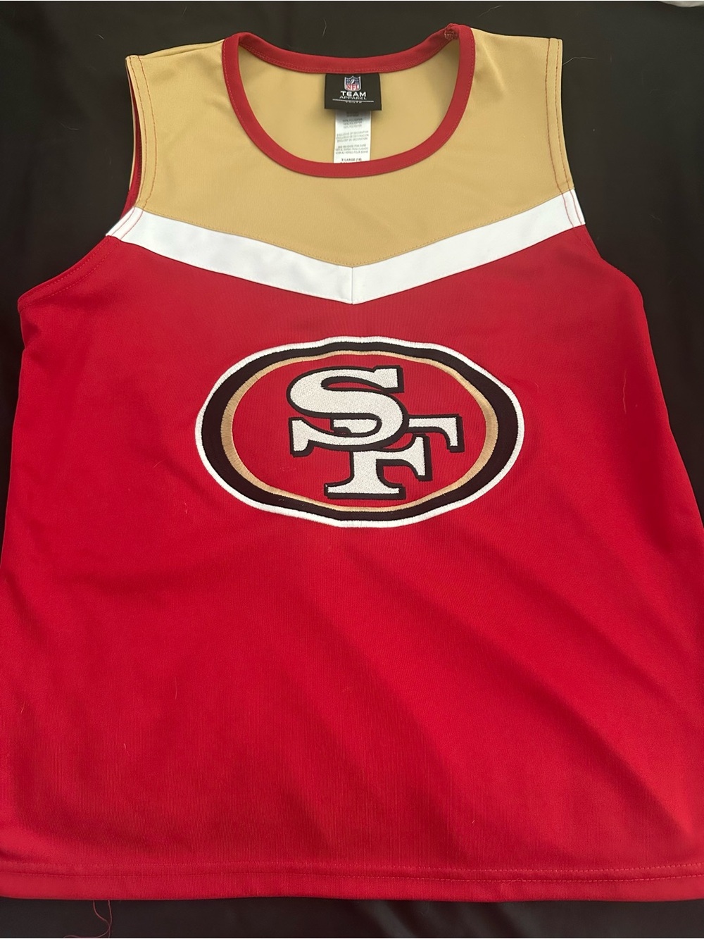 NFL Team Youth Tank Top - Red & Gold
